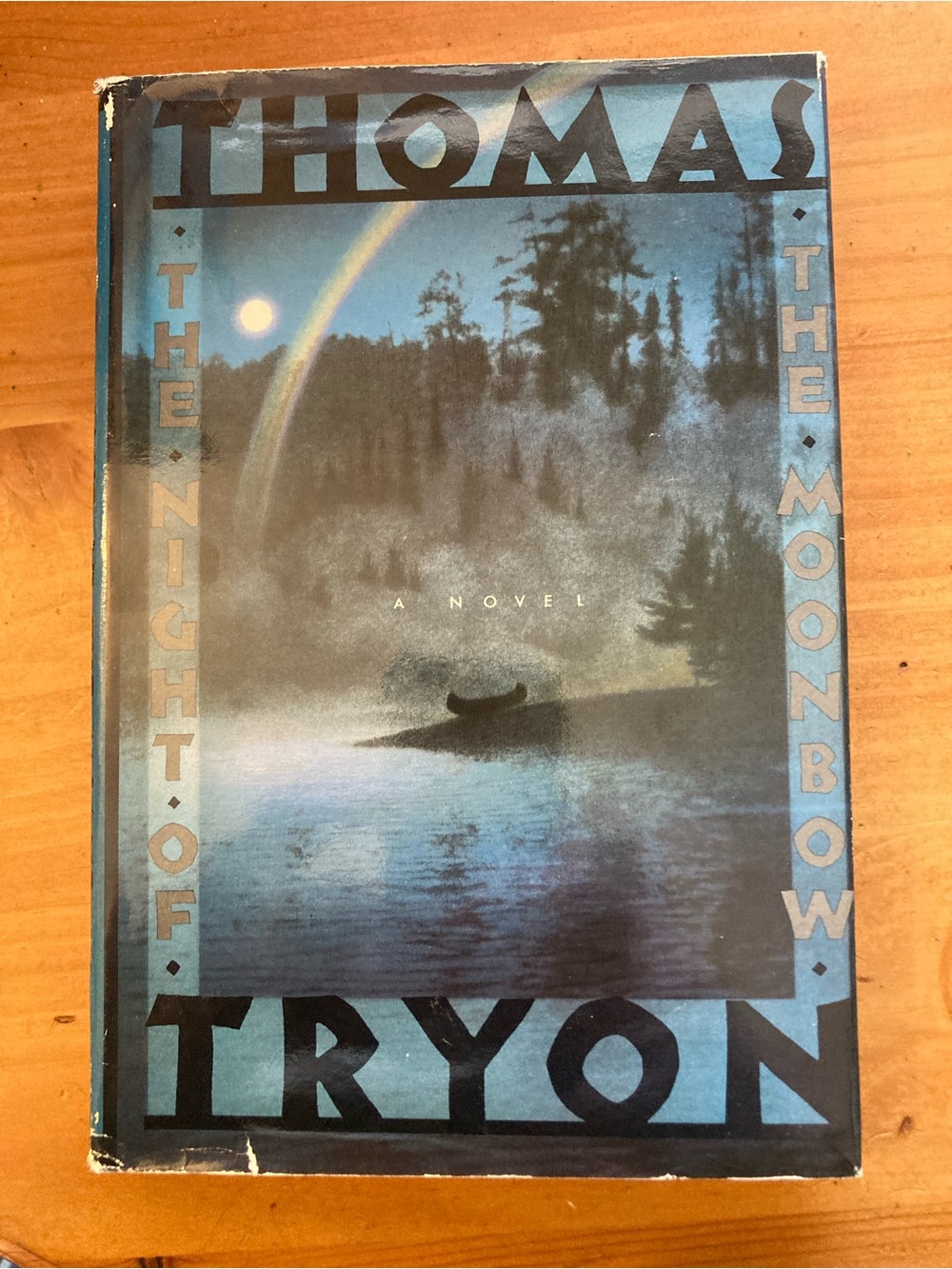 Thomas Tryon "The Night of the Moonbow" - Blue Illustrated Hardcover